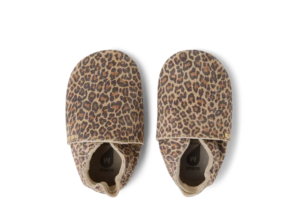 Soft Soles Simple Shoe Leopard Shimmer | Marron 