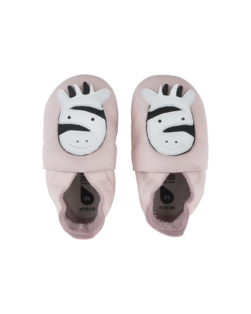 Soft Soles Zebra Blossom | Rose