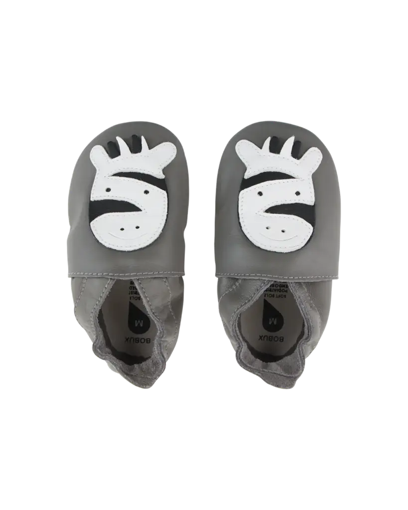 Soft Soles Zebra Grey | Anthracite