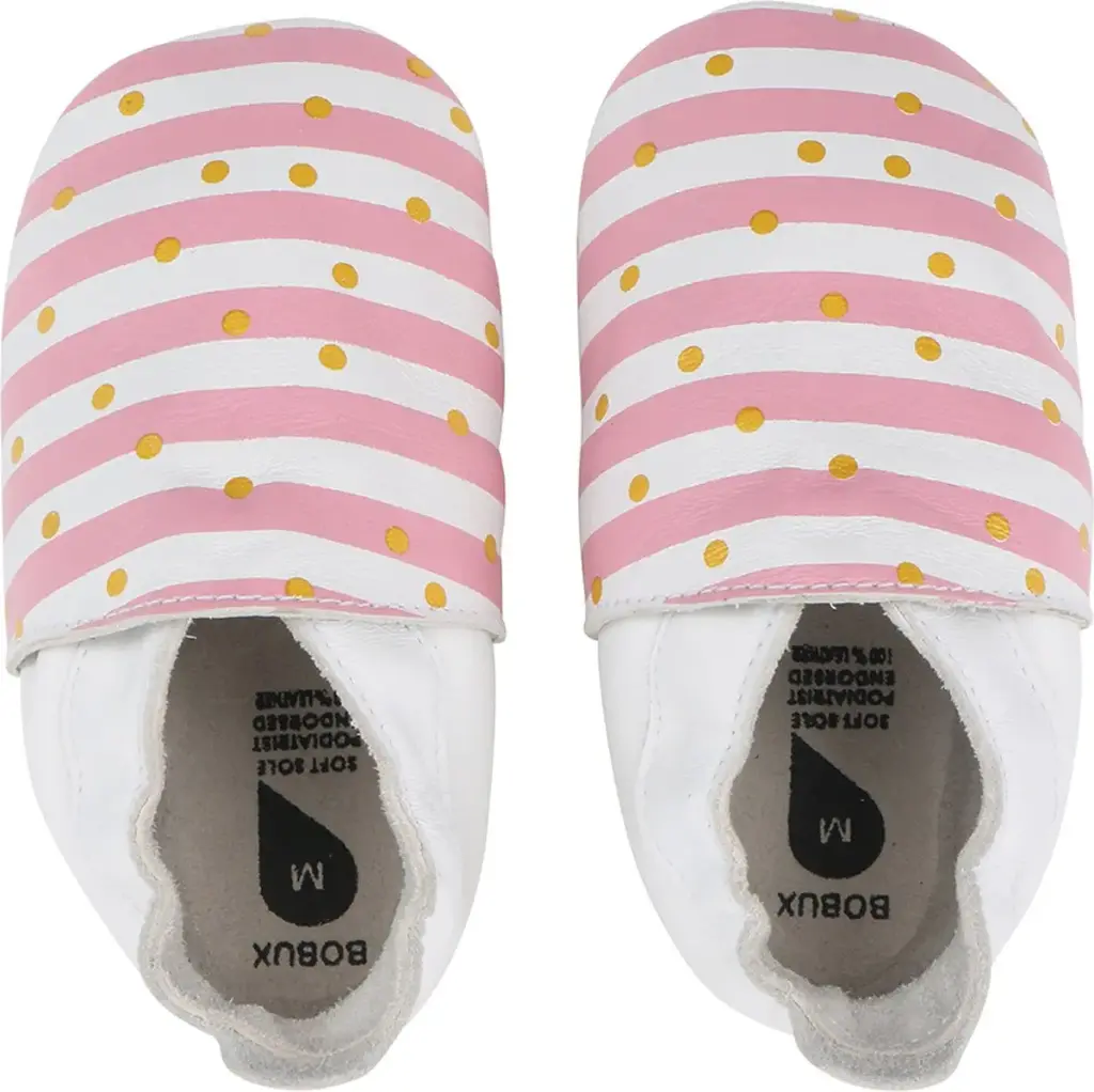 Soft Soles Spots & Stripes Pink | Roze