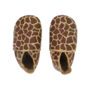 Soft Soles Giraffe Print Fall Leaf | Brown