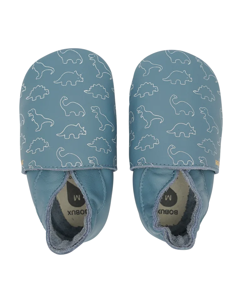 Soft Soles Dino Blue | Blauw