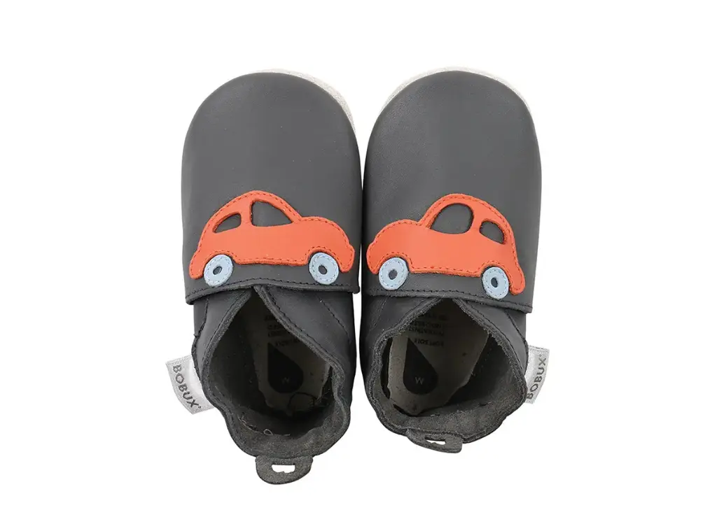 Soft Soles Racing Car Grey/Orange | Anthracite