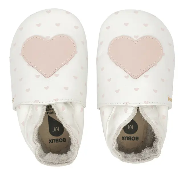 Soft Soles Hearts White/Blossom | White