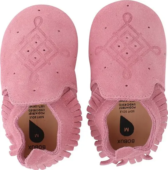 Soft Soles Suede Moccasin Rose | Pink