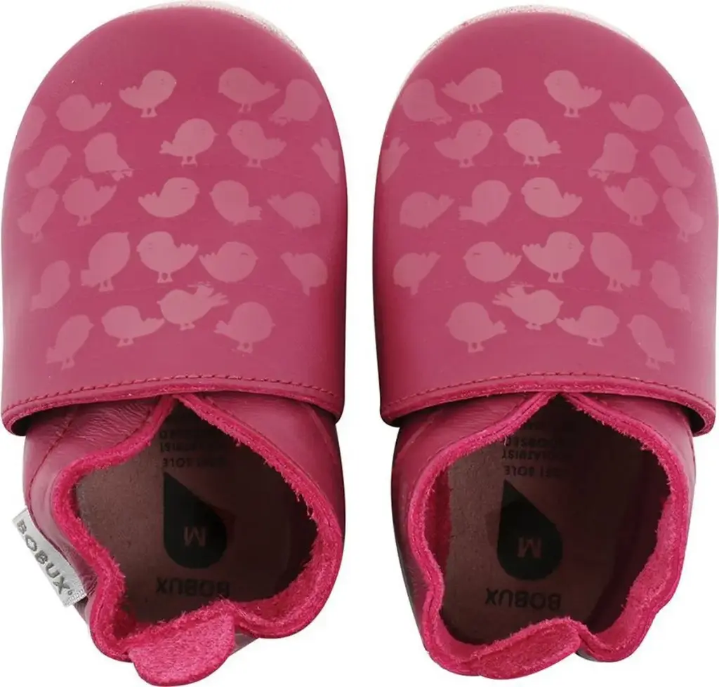 Soft Soles Bird Print Cerise | Pink