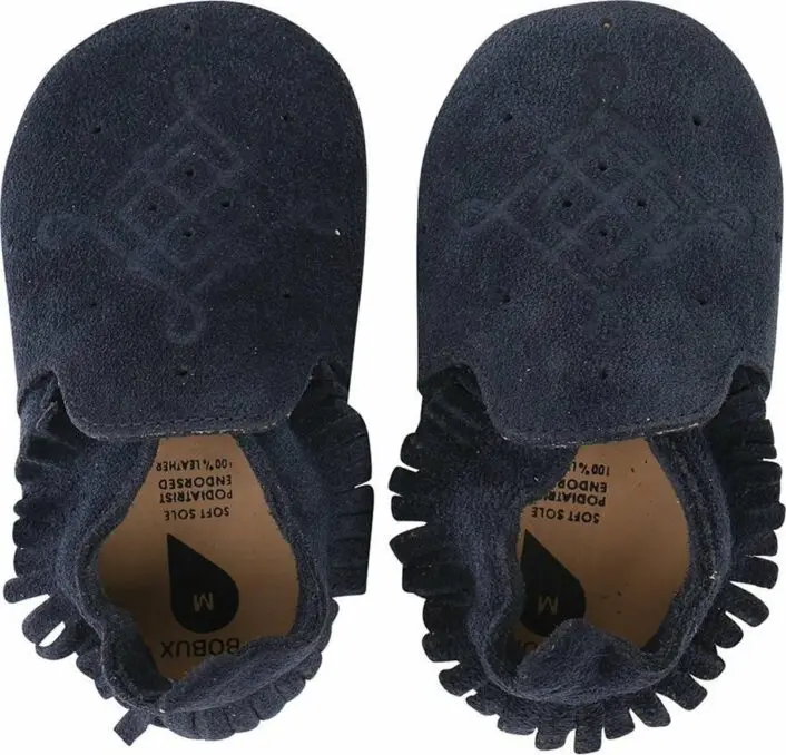 Soft Soles Suede Moccasin Navy | Bleu