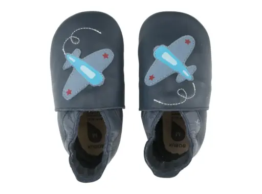 Soft Soles Plane Navy | Blauw