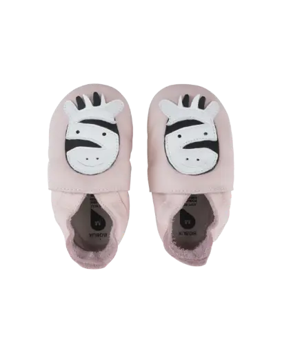[00008-04S] Soft Soles Zebra Blossom | Pink