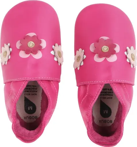 [00037-05S] Soft Soles Flowers Pink | Roze