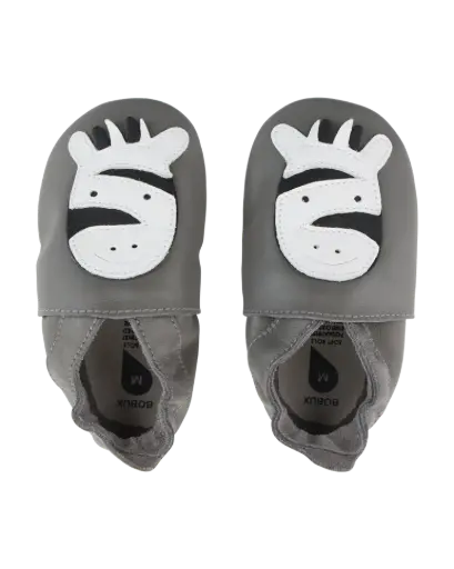 [03804-004] Soft Soles Giants Zebra Grey | Antraciet