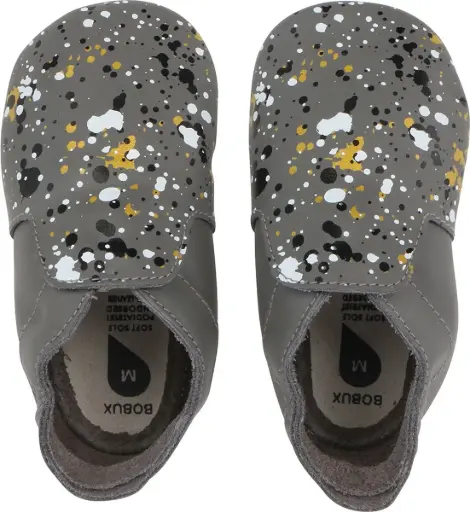 [04044-10S] Soft Soles Spekkel Grey | Antraciet