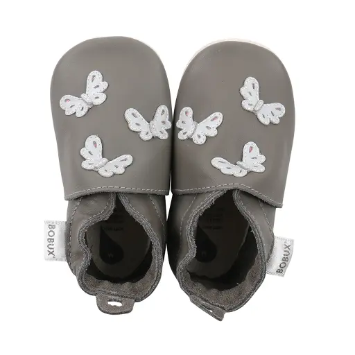 [04272-005] Soft Soles Giants Butterflies Grey | Antraciet