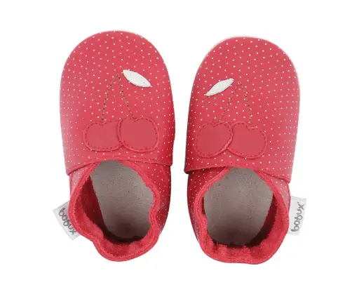 [04319-005] Soft Soles Giants Dots Red Cherry | Rouge