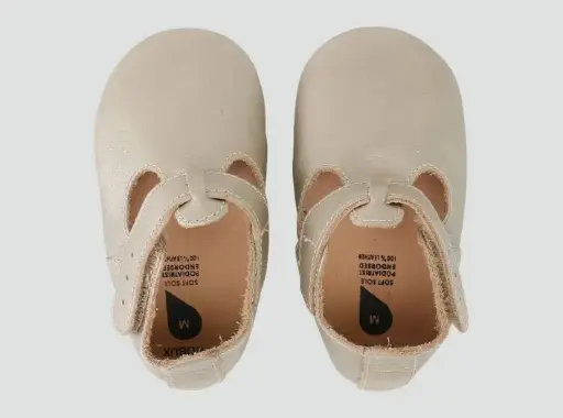 Soft Soles T-Bar Gold | Gold