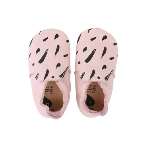 [04381-00S] Soft Soles Paint Blossom/Black | Rose