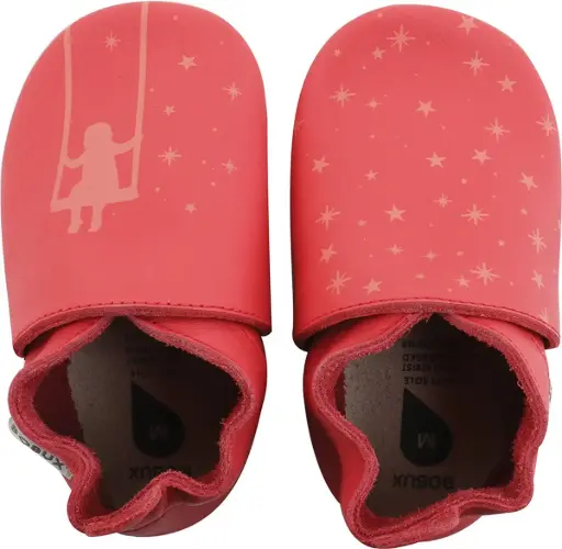 [04430-00S] Soft Soles Girl On A Swing Print Spiced Coral | Coral