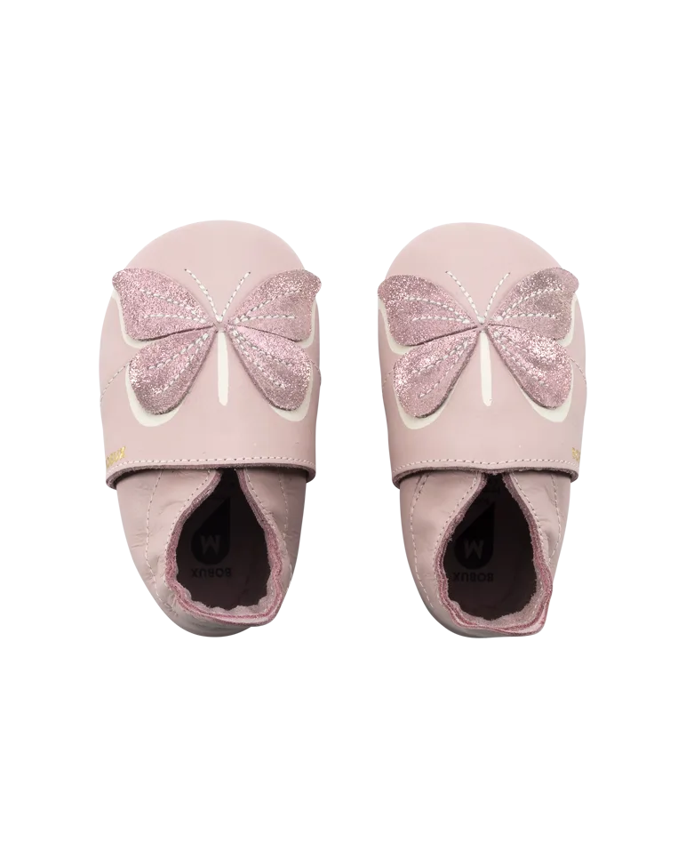 Soft Soles Glitter Wings Bloom | Roze
