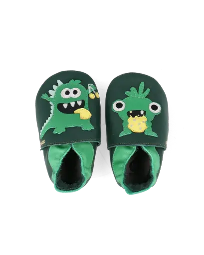Soft Soles Messy Monster Forest | Green