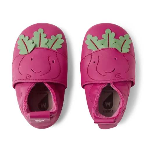 Soft Soles Beet Feet Cactus Flower | Bordeaux